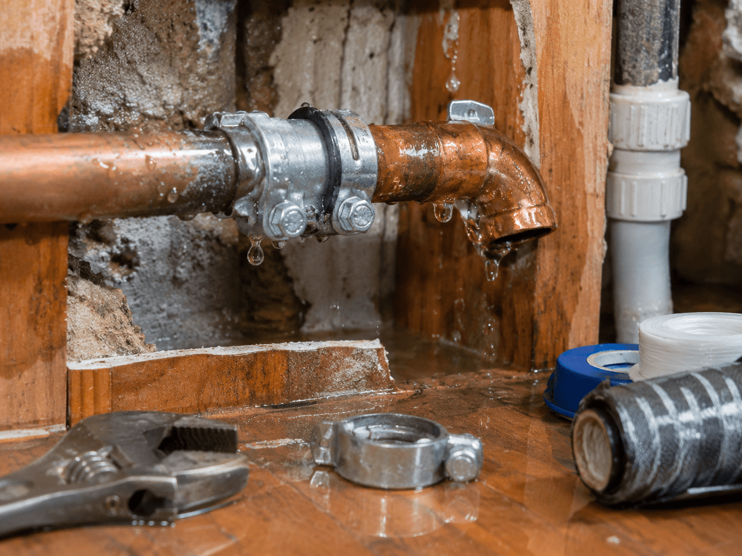 Dettaglio riparazione perdite acqua napoli